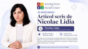 Nicolae Lidia, formator Asociatia Succes in Educatie si Sport, autor articol medical educational